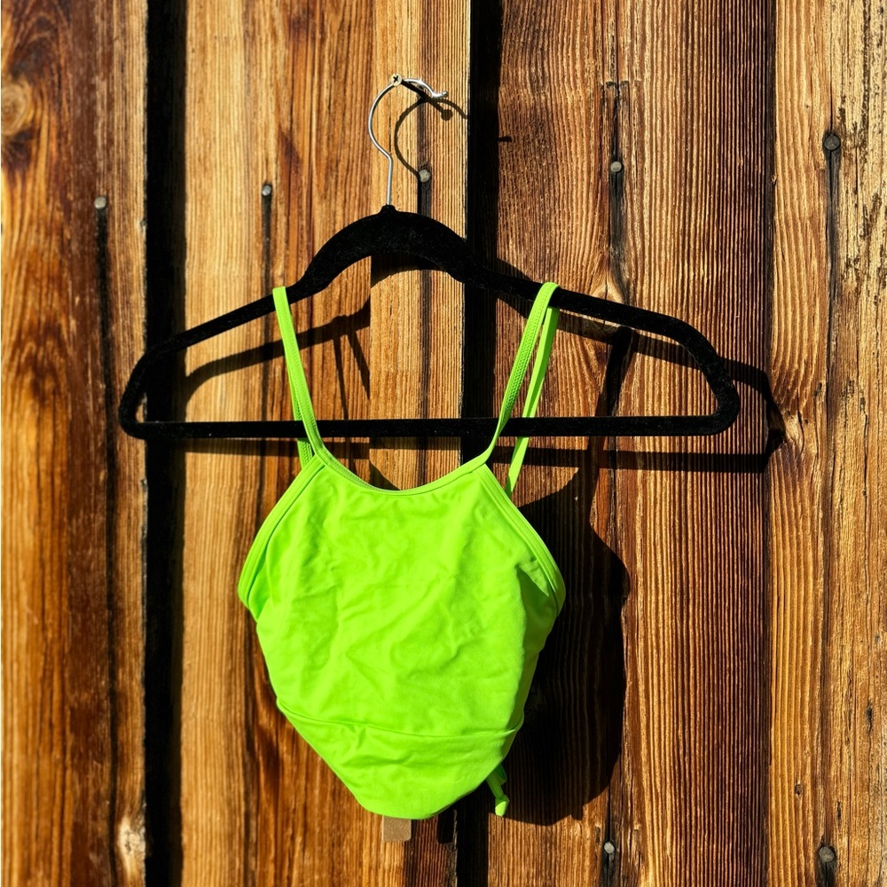 Skims new with tags lime green halter swim